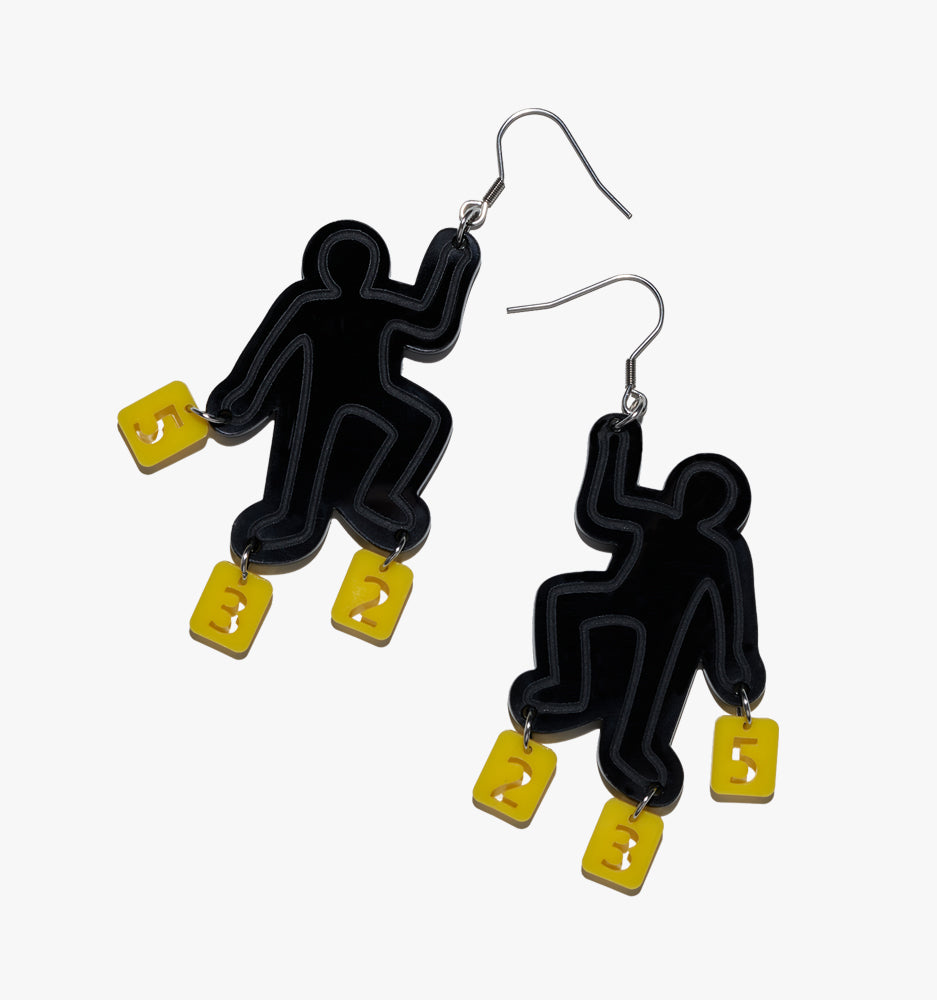 Abstract Humanoid Ear Clip/Earrings