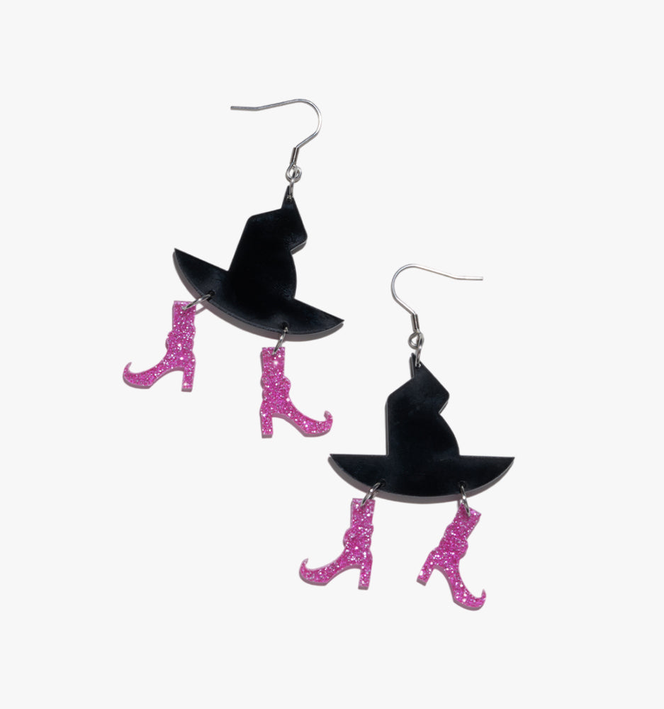 Halloween Quirky Heel Earrings/Ear Clip