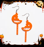 Specials Deals-Halloween Bitten Pumpkin Earrings/Ear Clip