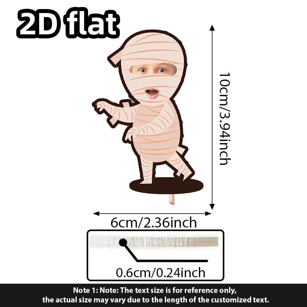 Personalized Halloween Cupcake Toppers