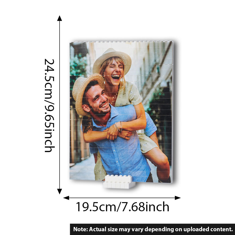 144 Pieces Photo Custom Building Block, Building Brick Photo Puzzle