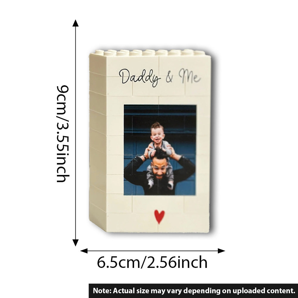 Personalized Customized Photo Rectangle Building Block, Puzzle Picture Building Block, Vertical Design