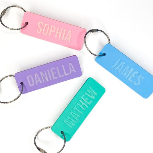 Custom Acrylic Tag, Personalized Acrylic Bag Tag