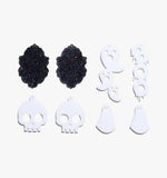 3-4 Pairs Halloween Ghost DIY Earrings Kit