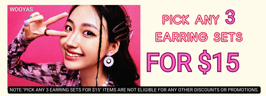 Pick Any 3 Earring Sets For $15