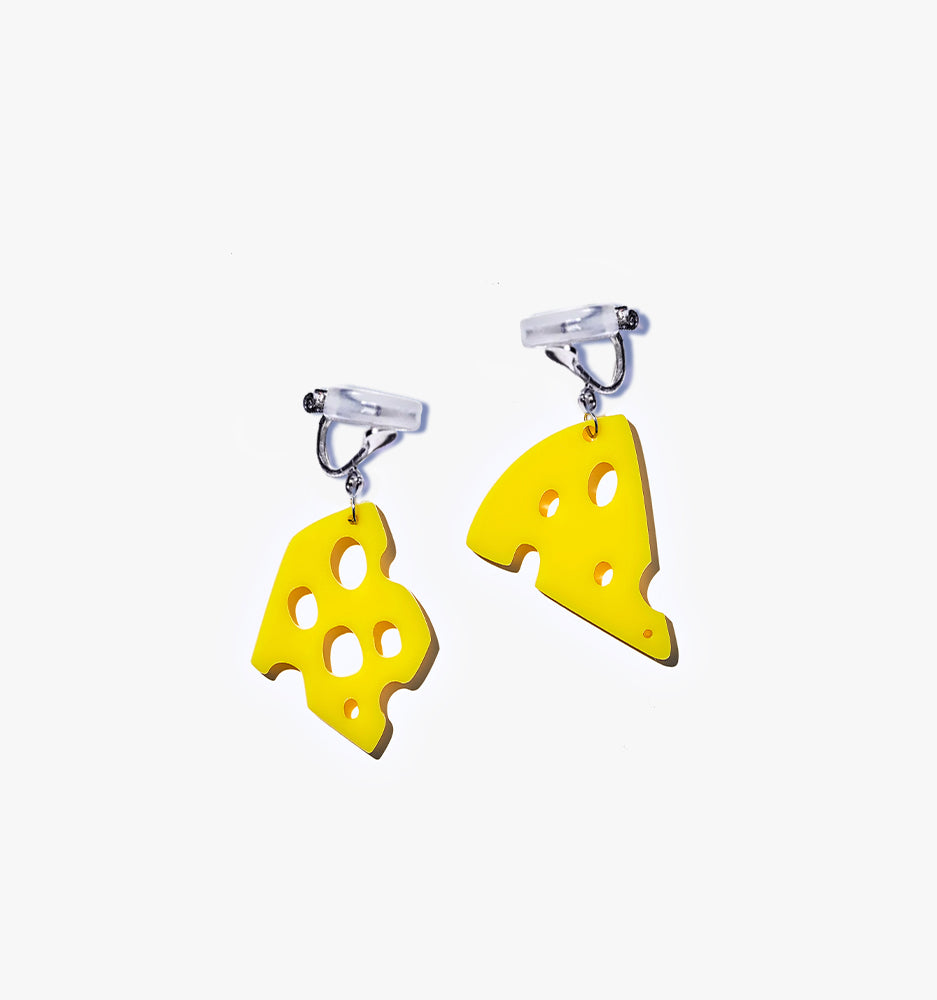 Asymmetric Cheese Drops/Ear Clip