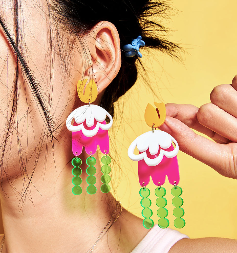 acrylic earrings