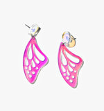 Laser Butterfly Wings Dangle Earrings/Ear Clip