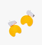 Orange Dangle Earrings/Ear Clip