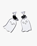 Halloween Spooky Clear Acrylic Earrings/Ear Clip
