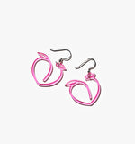 Lightweight Pink Peach Drops/Ear Clip