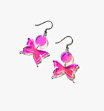 Laser Double Butterfly Earrings/Ear Clip