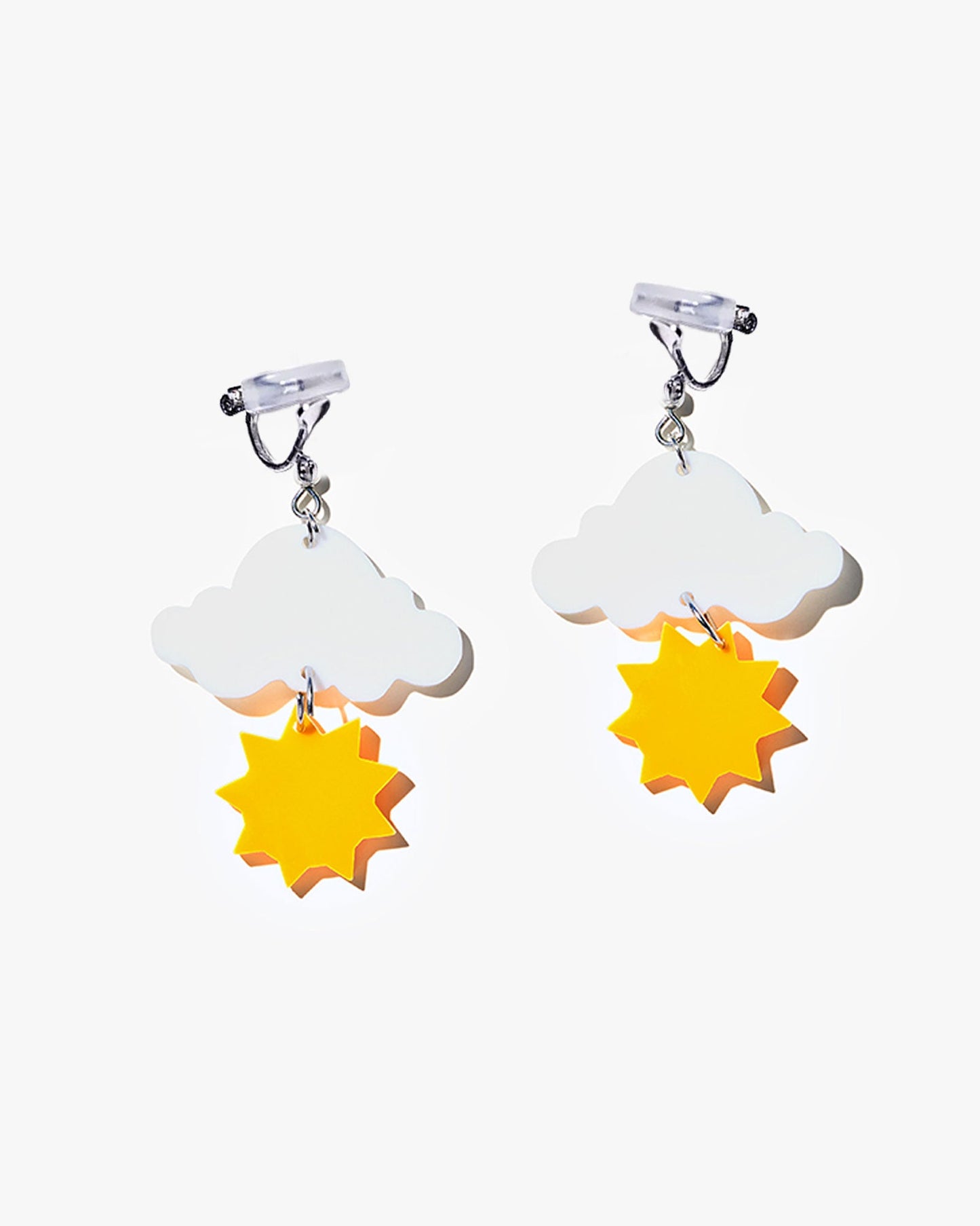 Happy Sunny Dangle Earrings/Ear Clip