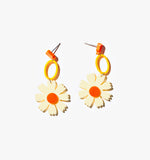 Pastel Dasiy Blossoms Dangle/Ear Clip