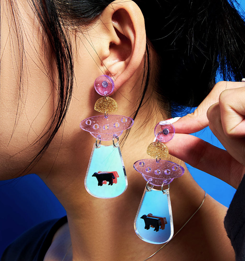 acrylic earrings