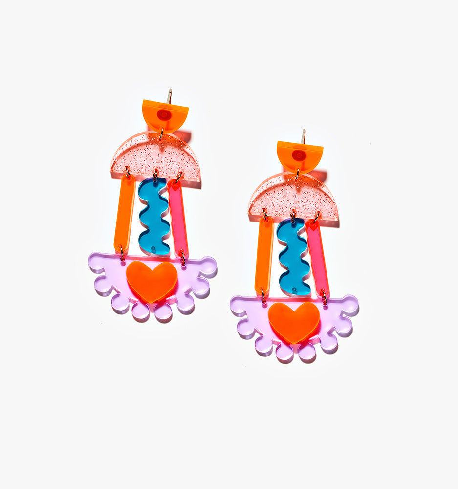 acrylic earrings