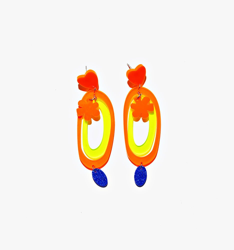 acrylic earrings