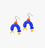 Arched Ocean Earrings/Ear Clip