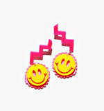 Cartoon Smiley Emoticon Dangle/Ear Clip
