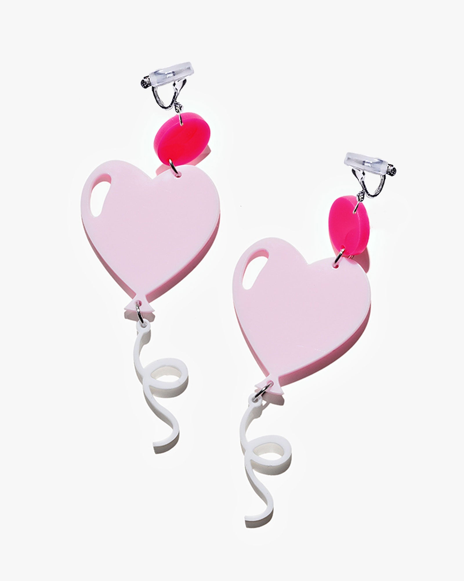 Pink Balloon Dream Earrings/Ear Clip