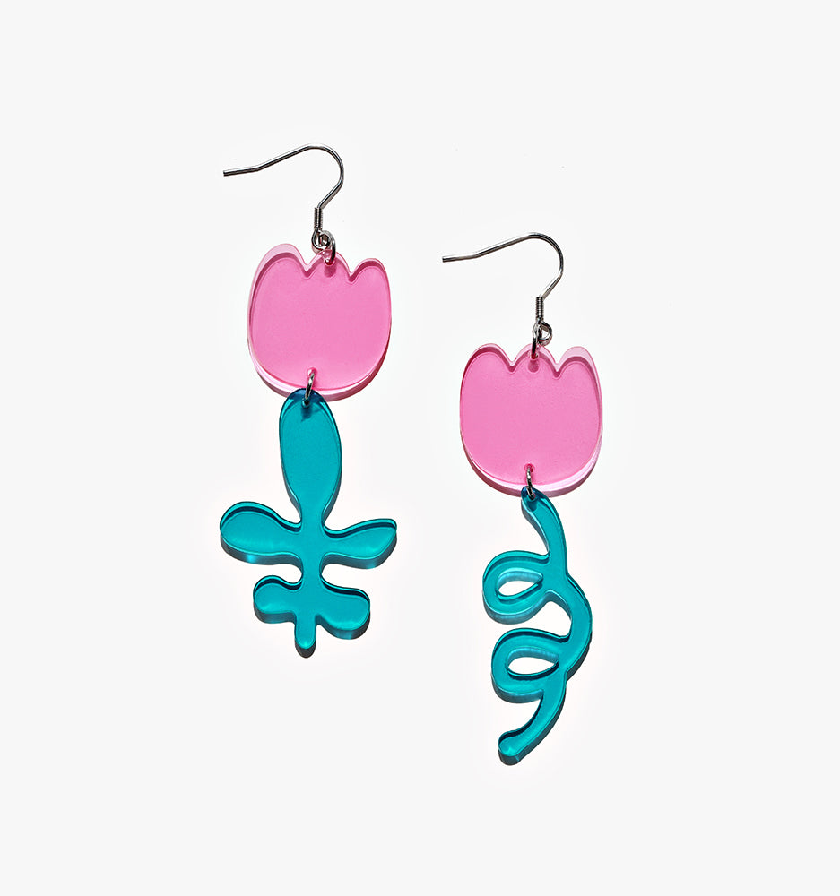 wooyas acrylic earrings