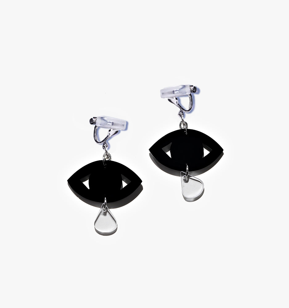 Minimalist Teardrop Earrings/Ear Clip