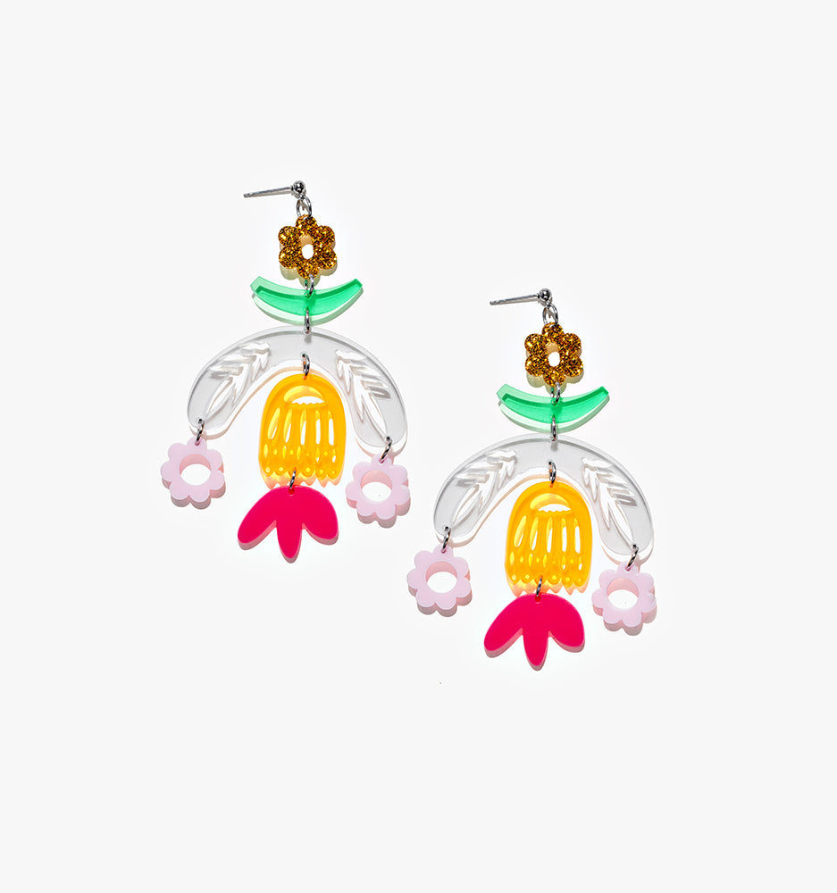 wooyas acrylic earrings