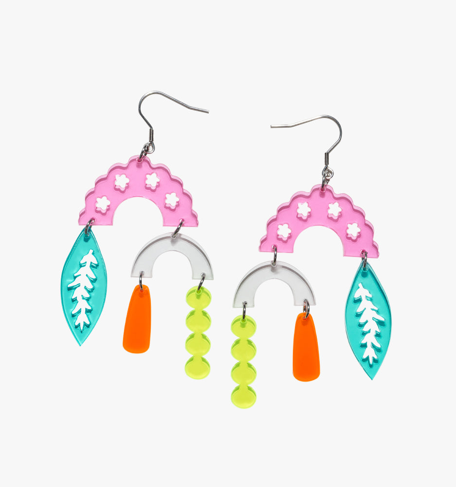 wooyas acrylic earrings