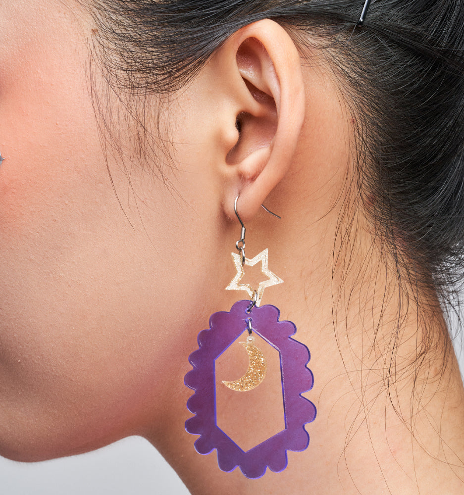 wooyas acrylic earrings