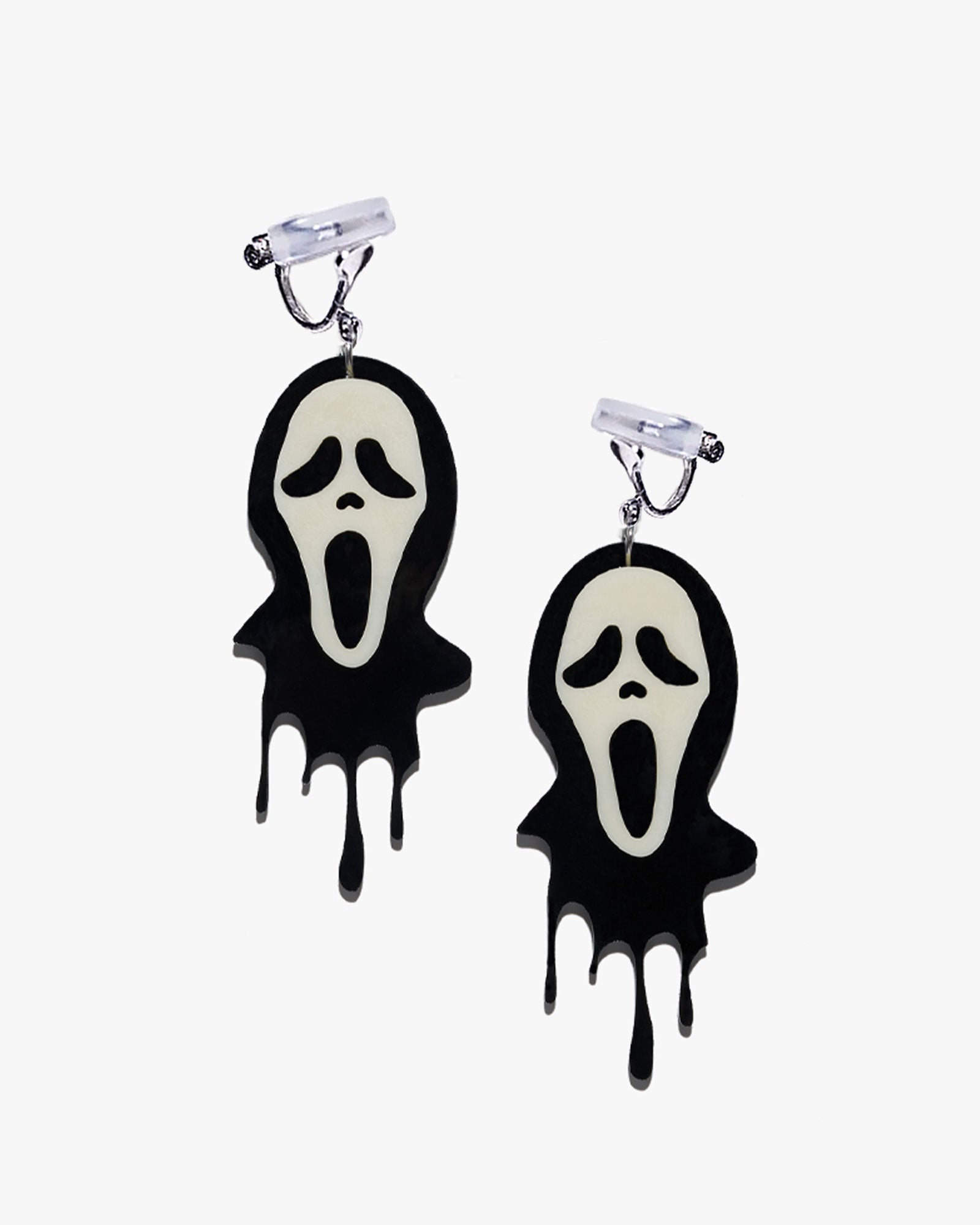 Halloween Scream Ghost Earrings/Ear Clip