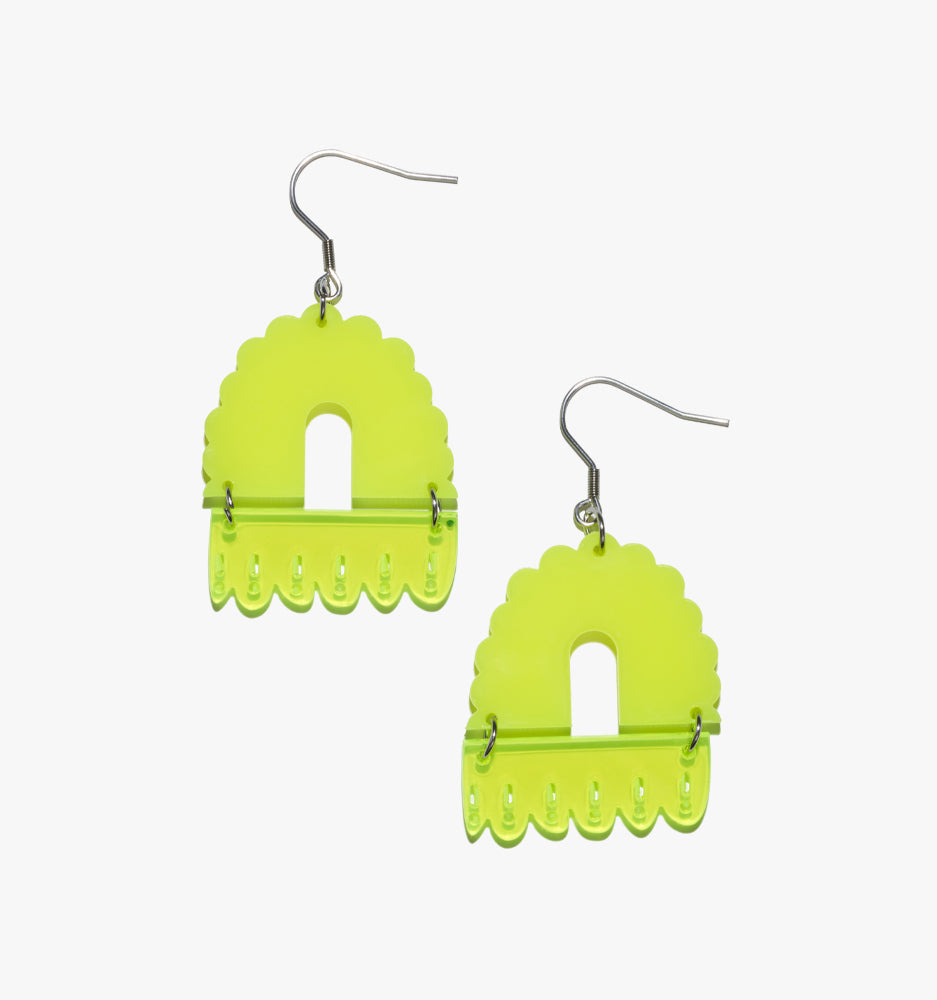 wooyas acrylic earrings