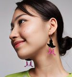 wooyas acrylic earrings