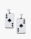 Ace Of Spades Poker Ear Clip
