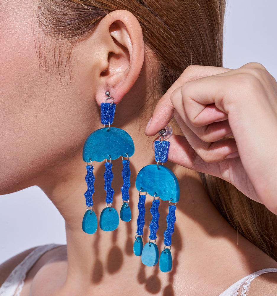 wooyas acrylic earrings