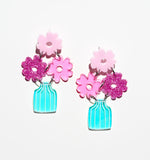 Vibrant Vase Earrings/Ear Clip
