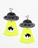 Novelty UFO Neon Earrings/Ear Clip