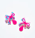 Bow Glamour Barbie Earrings/Ear Clip
