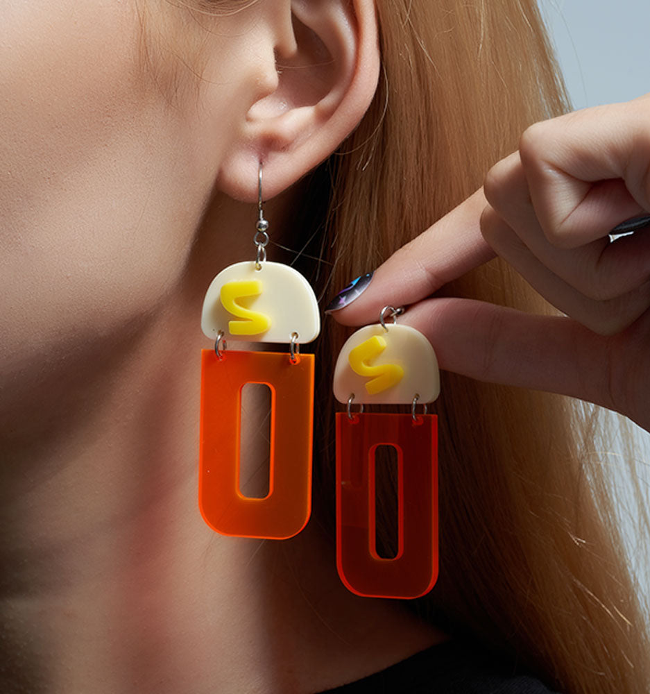 acrylic earrings