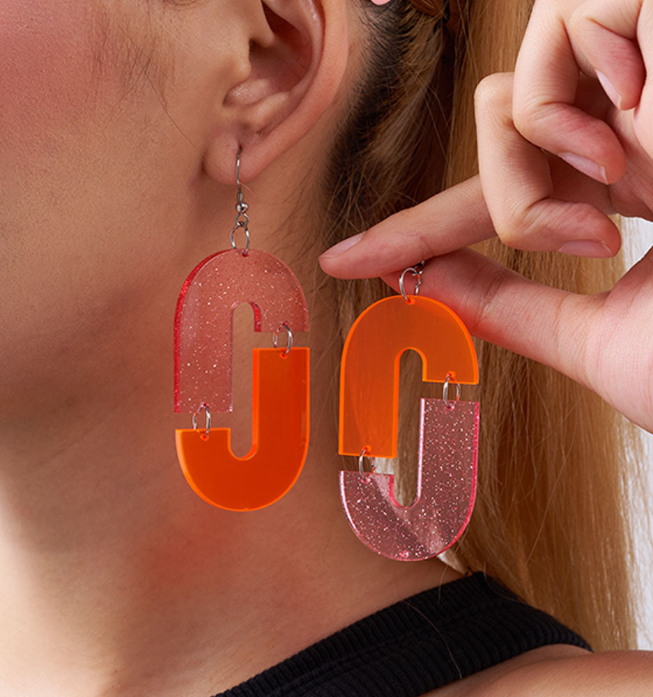 acrylic earrings