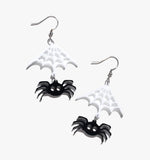 Halloween Black Spider Earrings/Ear Clip