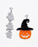 Halloween Pumpkin & Ghost Ear Clip