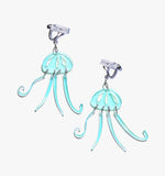 Laser Jellyfish Earrings/Ear Clip