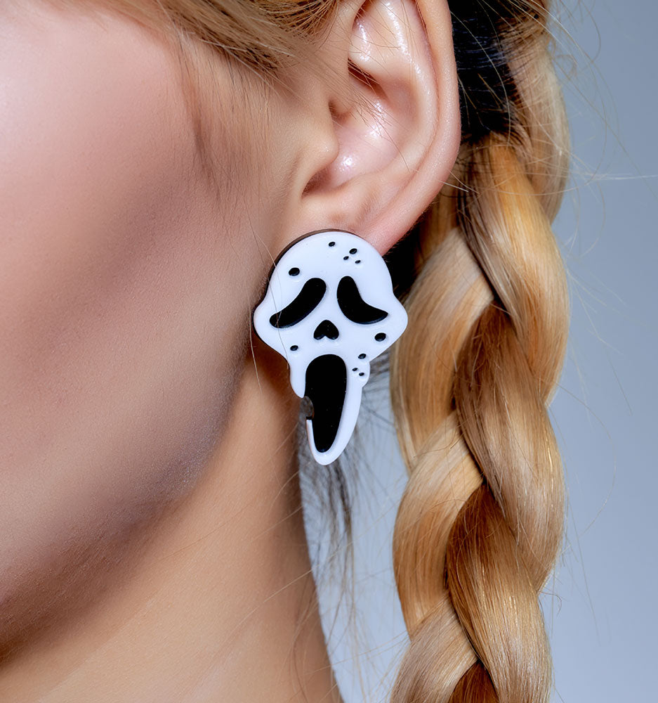 Halloween acrylic earrings