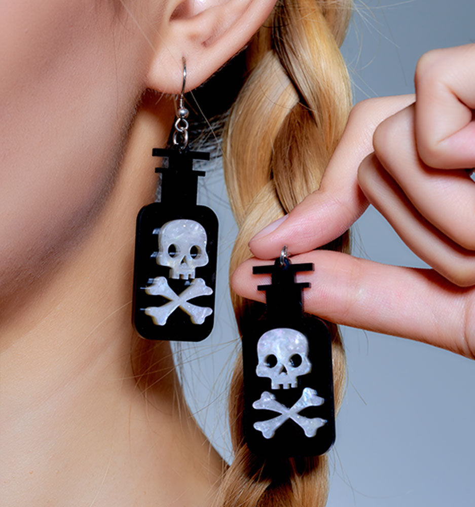 Halloween acrylic earrings