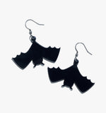 Halloween Black Bat Earrings/Ear Clip