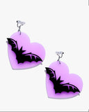 Halloween Bewitched Bat Earrings/Ear Clip