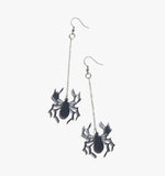 Halloween Swinging Spider Earrings/Ear Clip