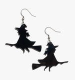 Halloween Broomstick Witch Earrings/Ear Clip