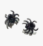 Halloween Gilitter Spider Earrings/Ear Clip