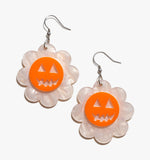 Halloween Pumpkin Blossom Earrings/Ear Clip